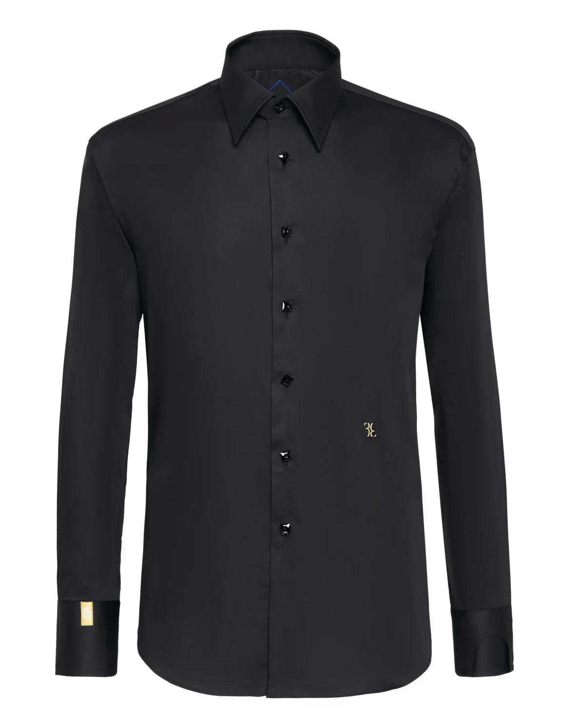 Shirt Gold Cut LS/Flavio Double B, цвет: Черный