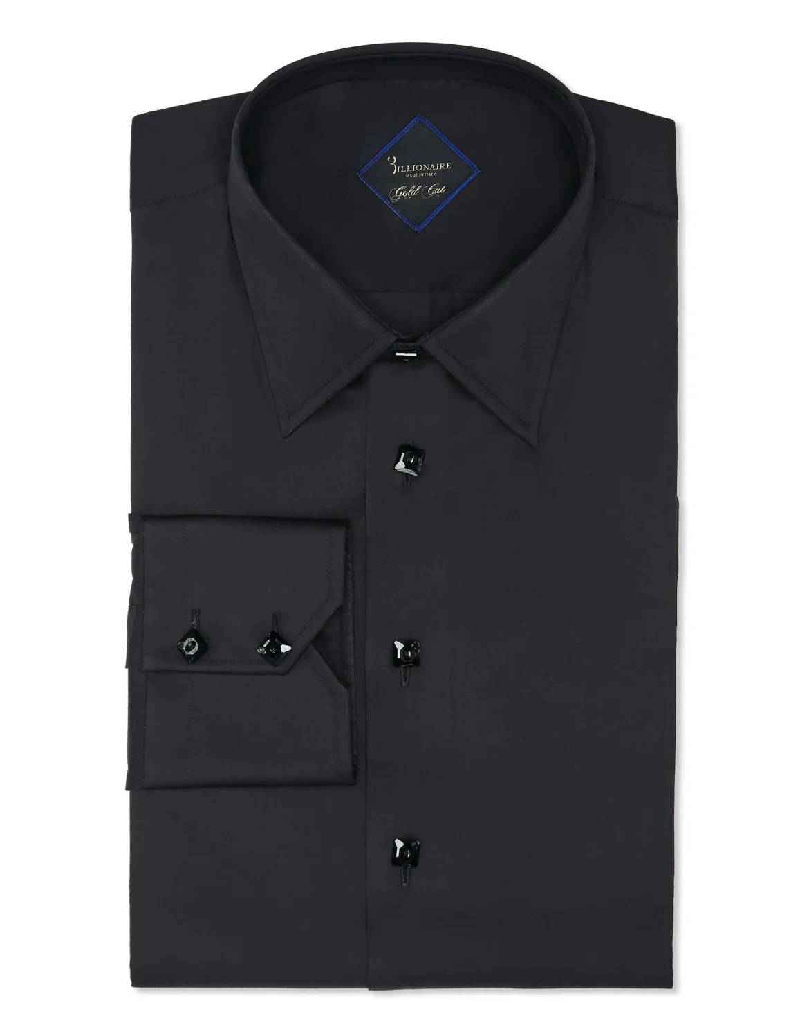 Shirt Gold Cut LS/Flavio Double B, цвет: Черный