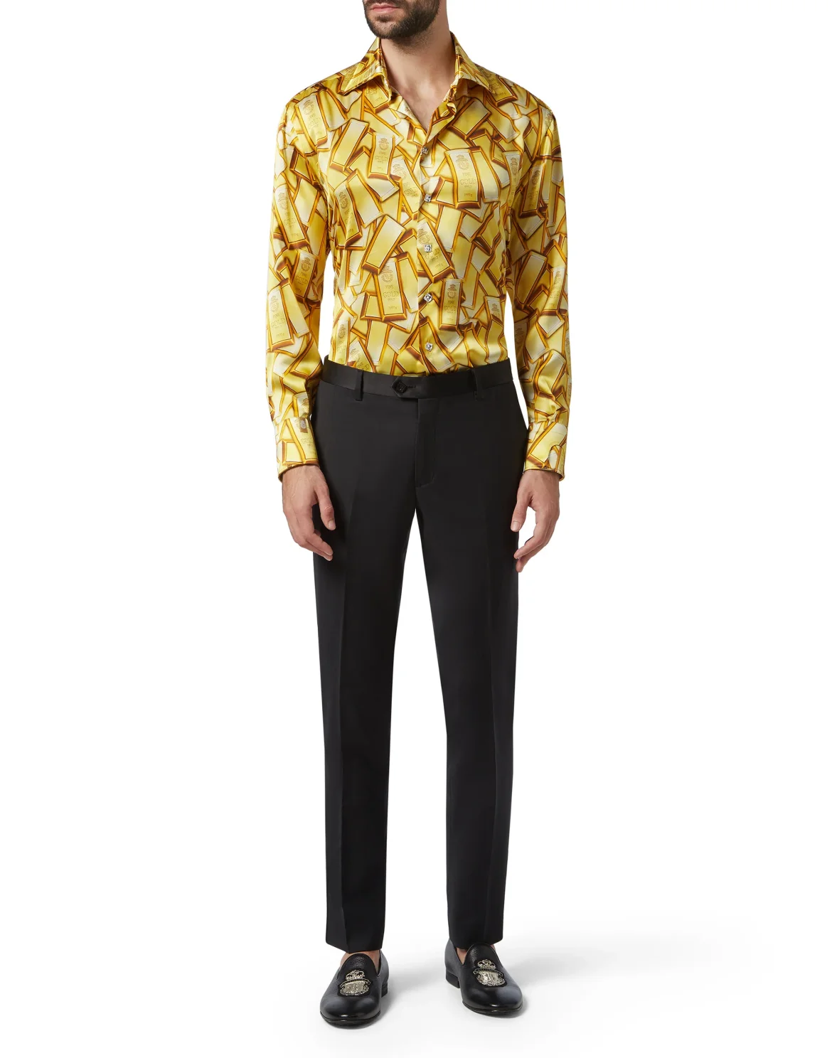 Shirt Gold Cut LS/Flavio Gold, цвет: Золотой