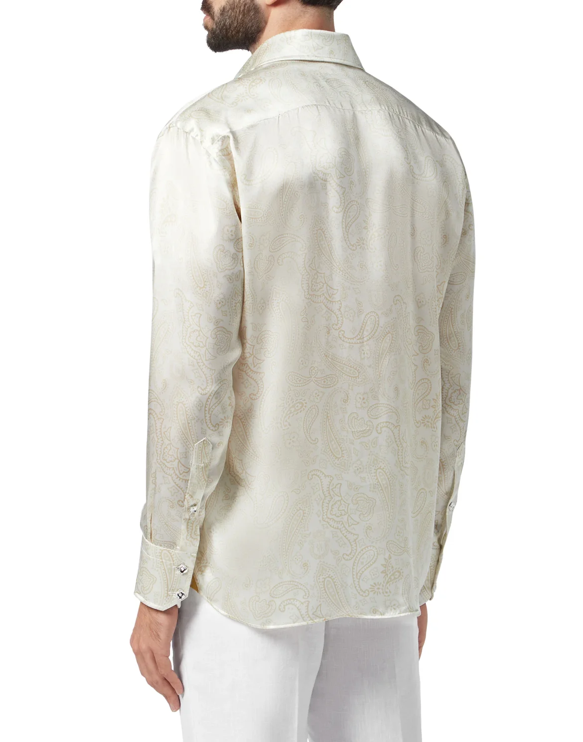 Shirt Gold Cut LS/Flavio Paisley, цвет: Белый