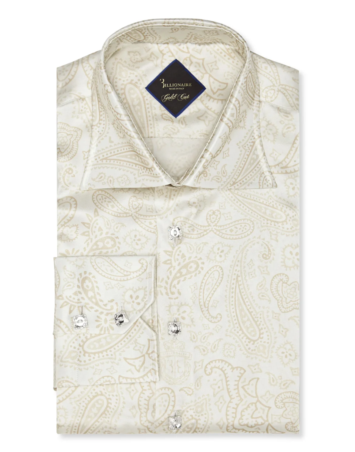 Shirt Gold Cut LS/Flavio Paisley, цвет: Белый