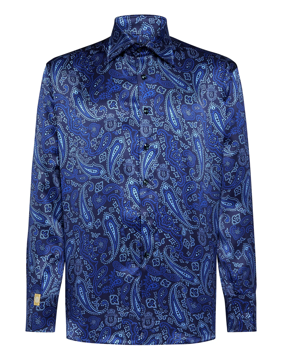 Shirt Gold Cut LS/Flavio Paisley, цвет: Синий