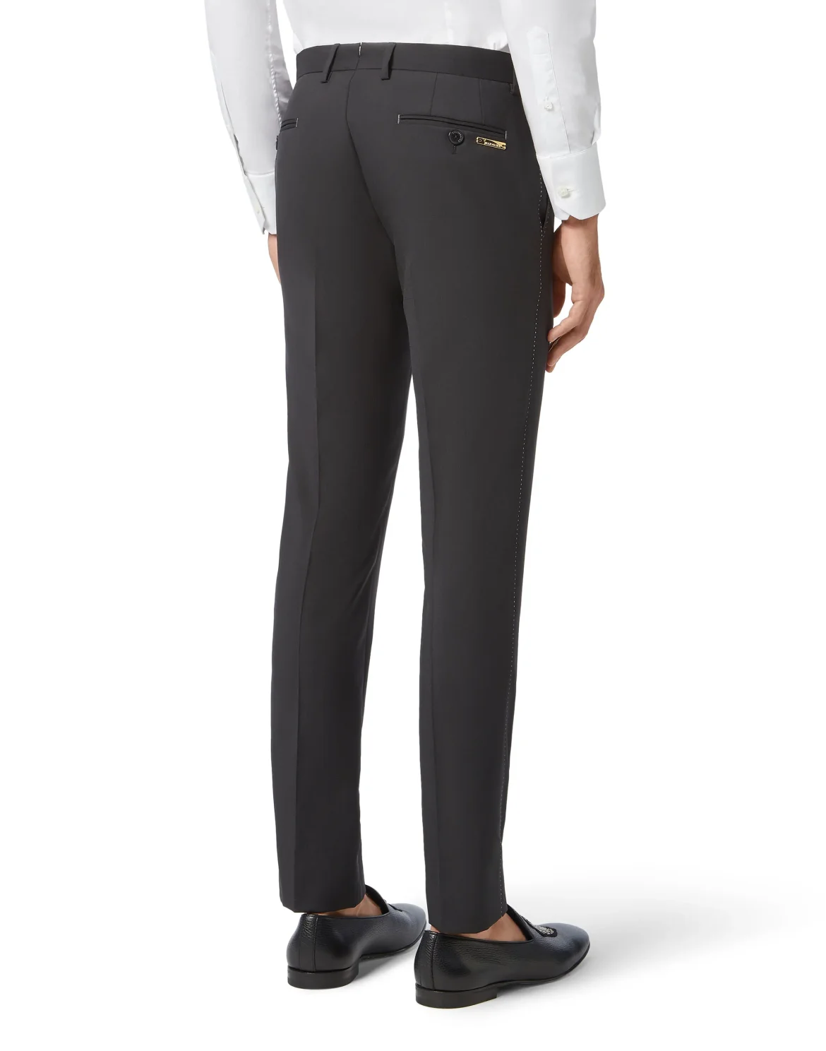Slim Trousers Logos, цвет: Черный