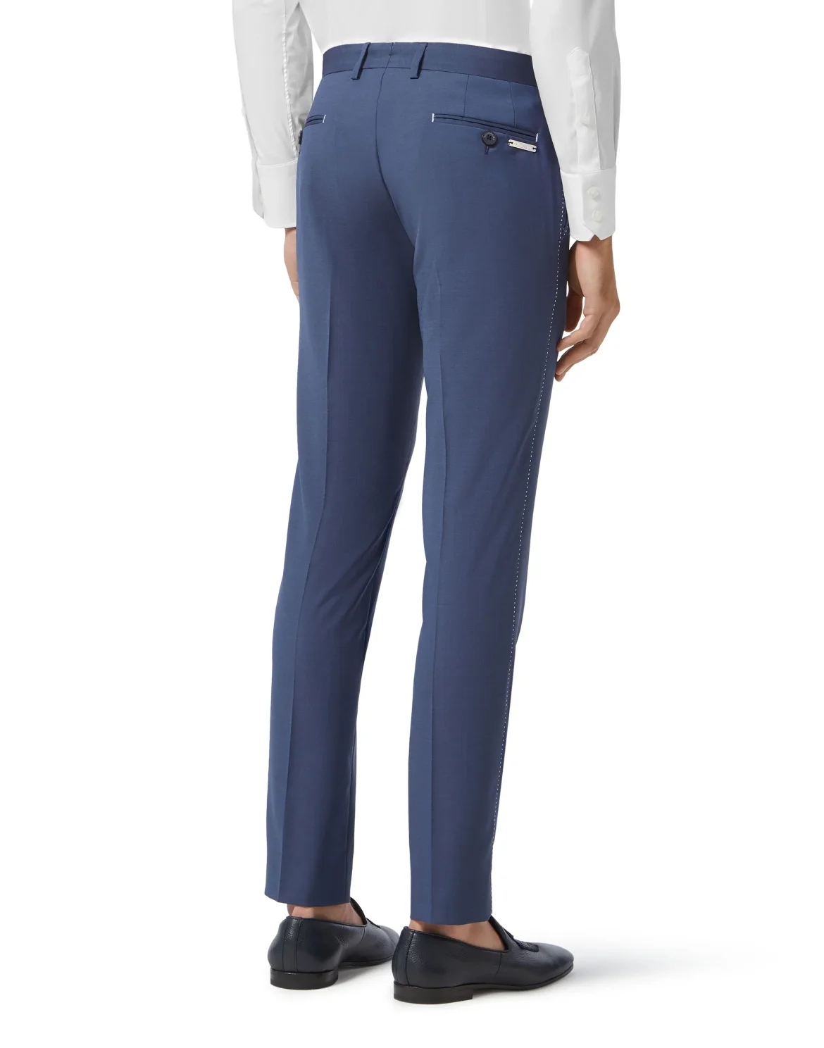 Slim Trousers Logos, цвет: Синий