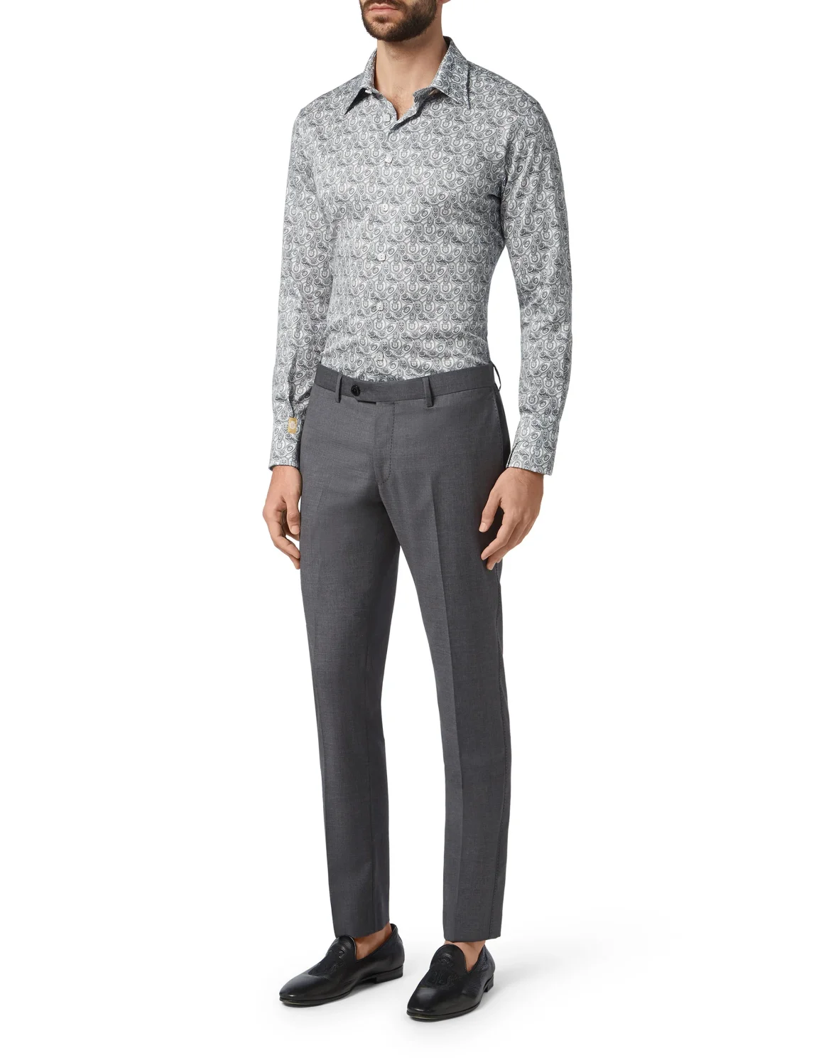 Slim Trousers Logos, цвет: Серый