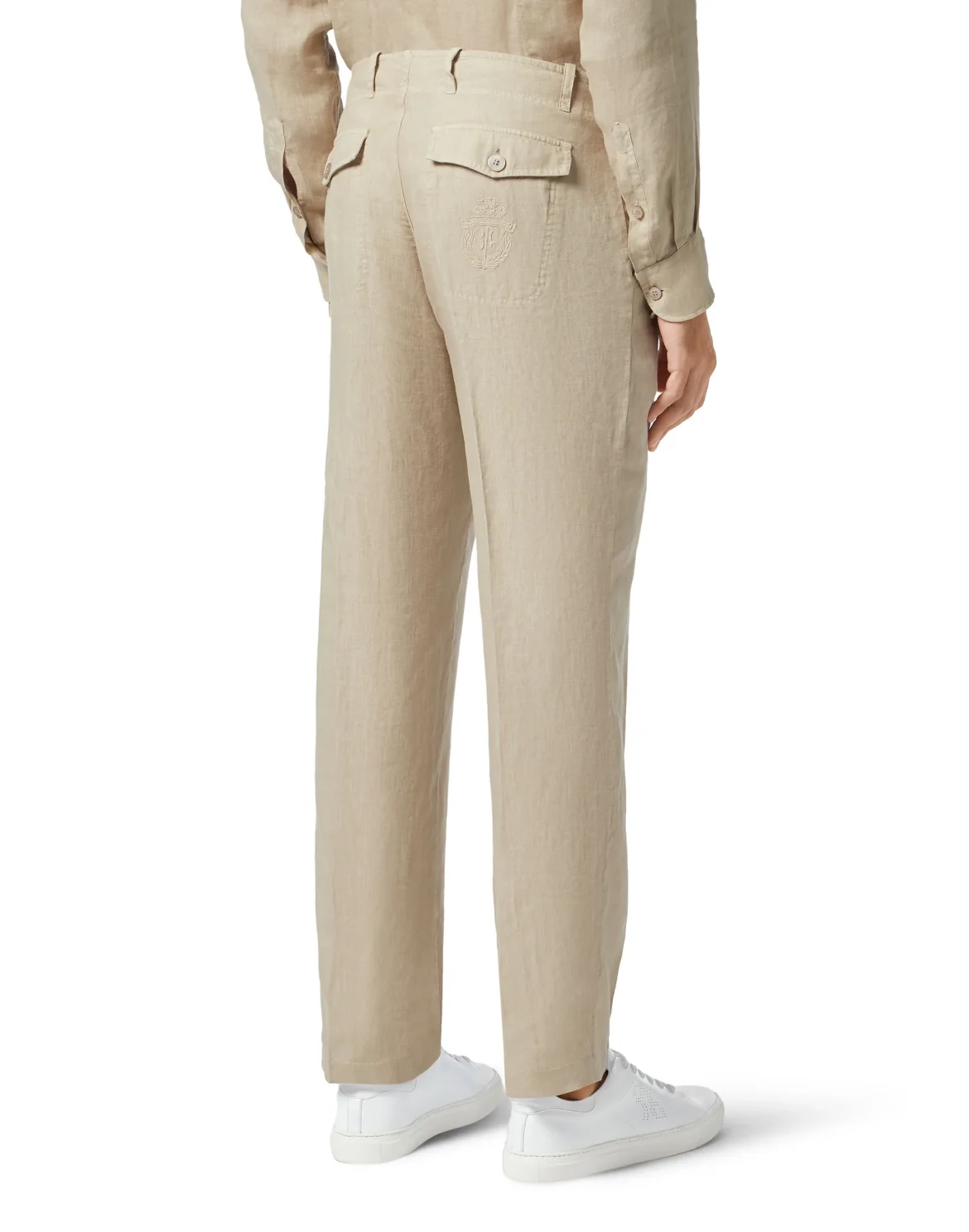 Long Trousers Crest, цвет: Бежевый
