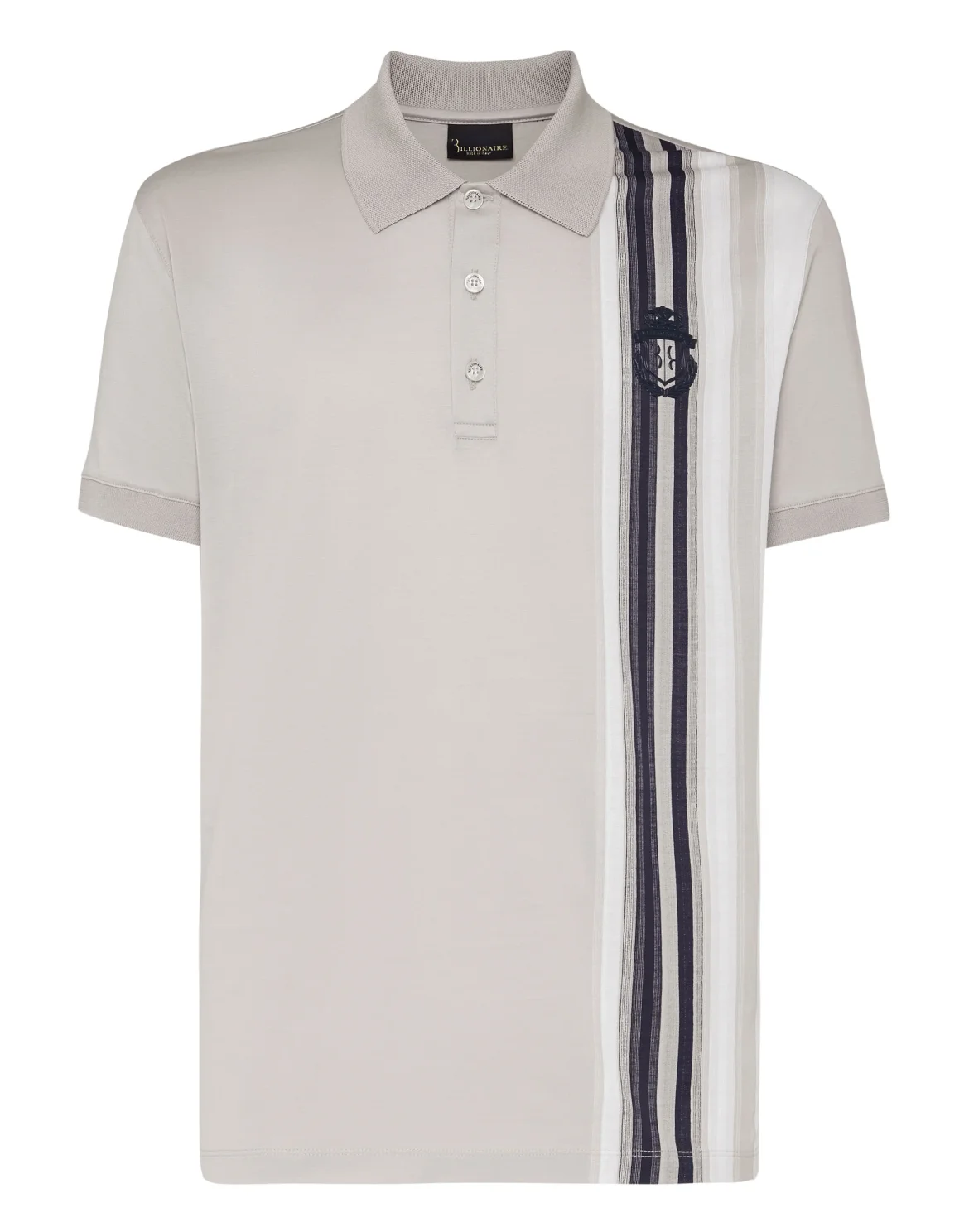 Polo shirt SS Stripes, цвет: Серый