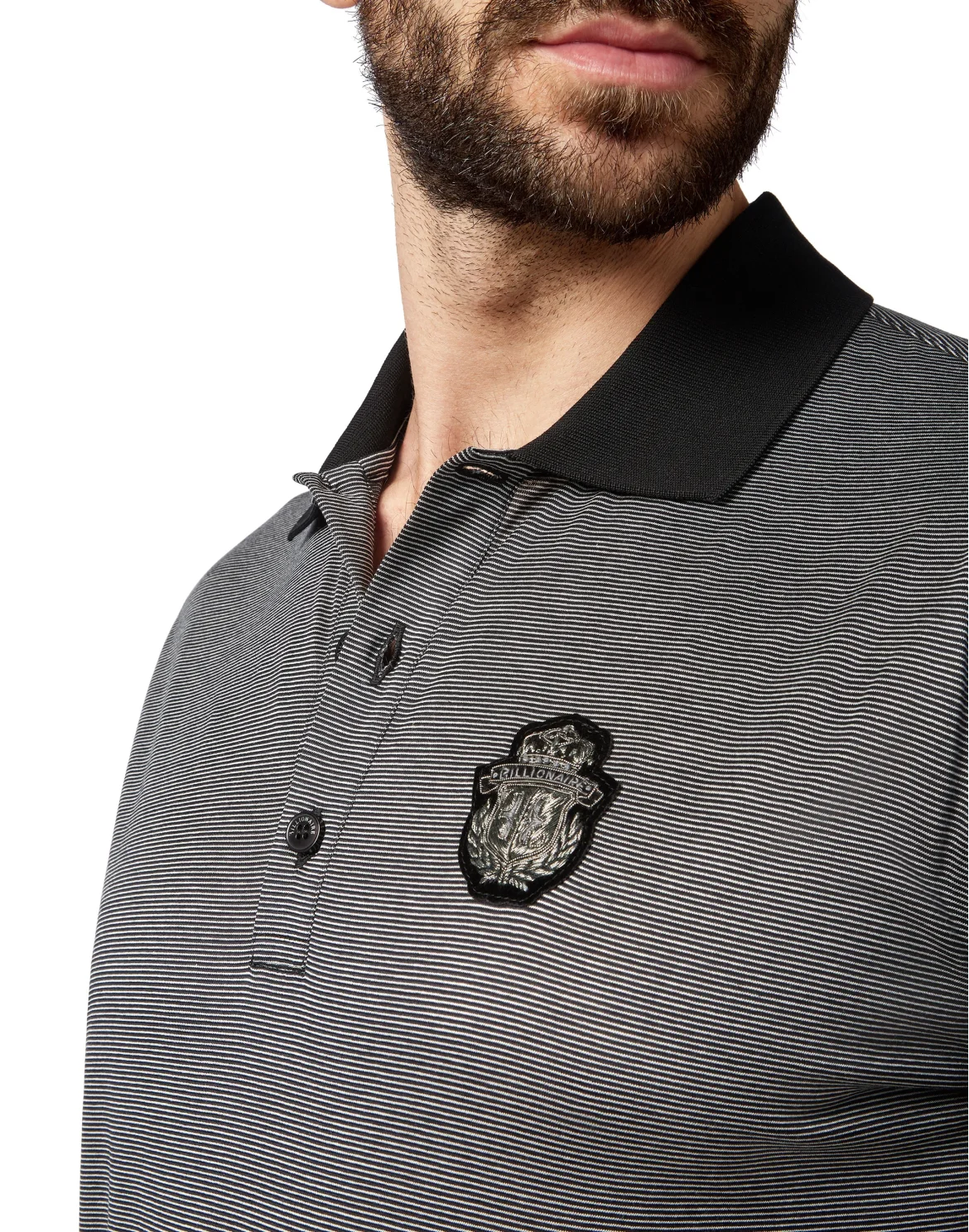 Polo shirt SS Crest, цвет: Черный