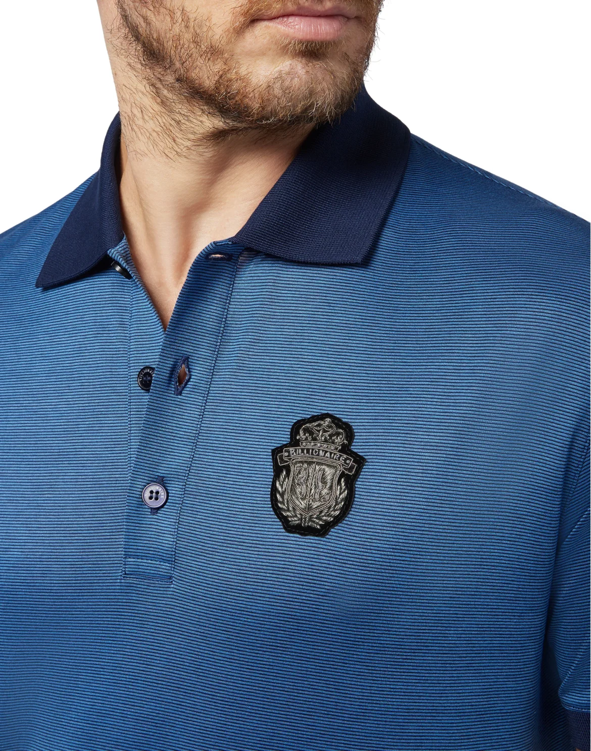 Polo shirt SS Crest, цвет: Синий