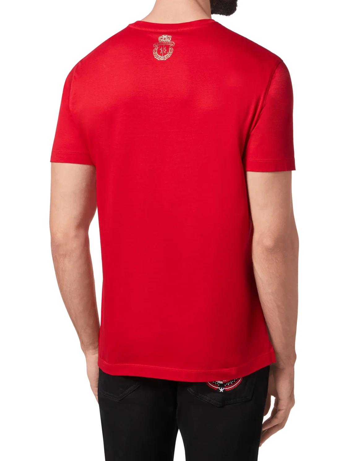 T-shirt Round Neck SS Lion, цвет: Красный