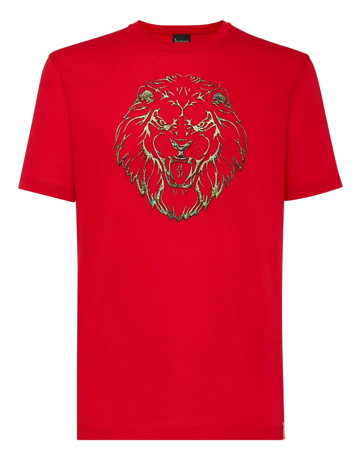 T-shirt Round Neck SS Lion, цвет: Красный