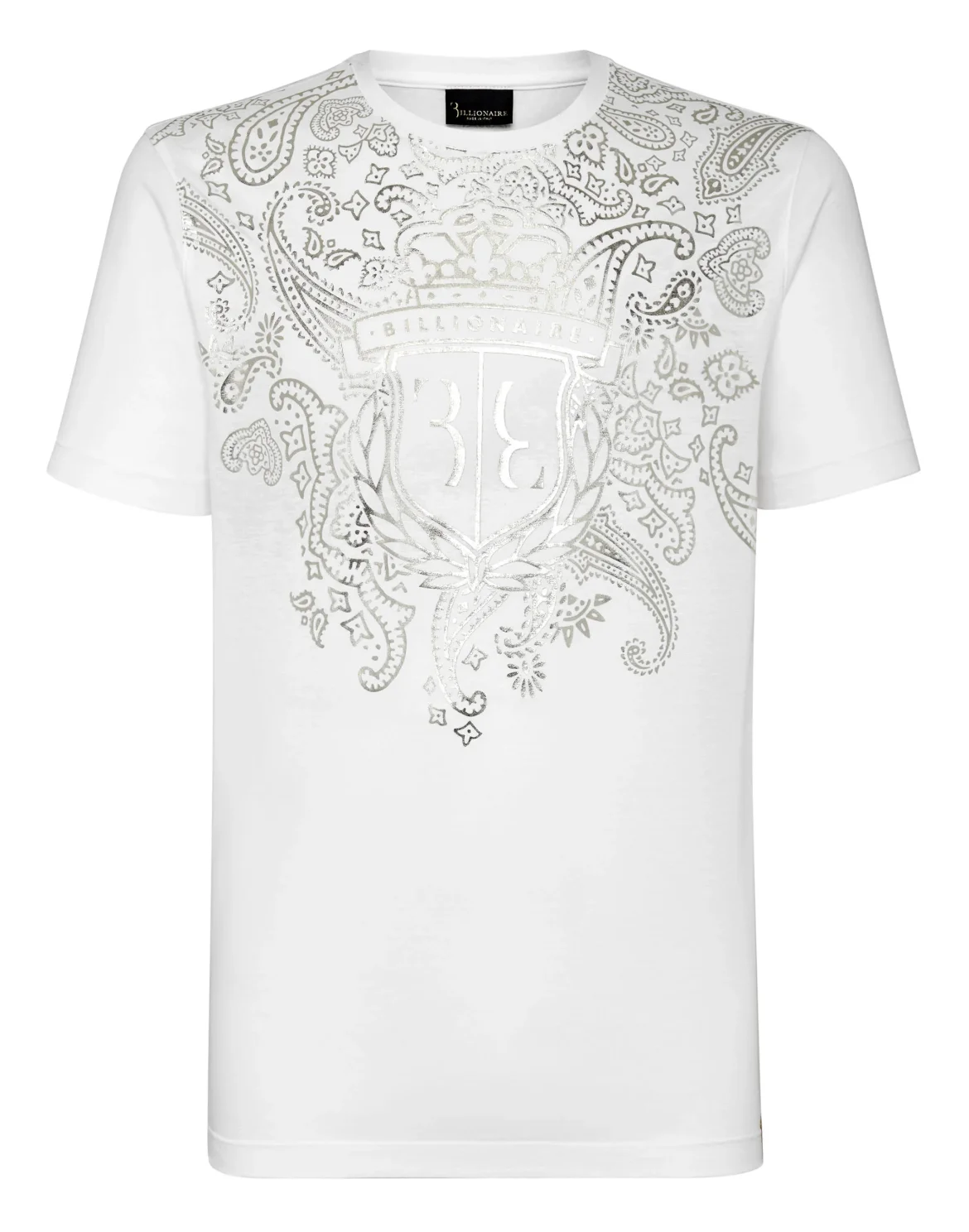 T-shirt Round Neck SS Paisley, цвет: Белый