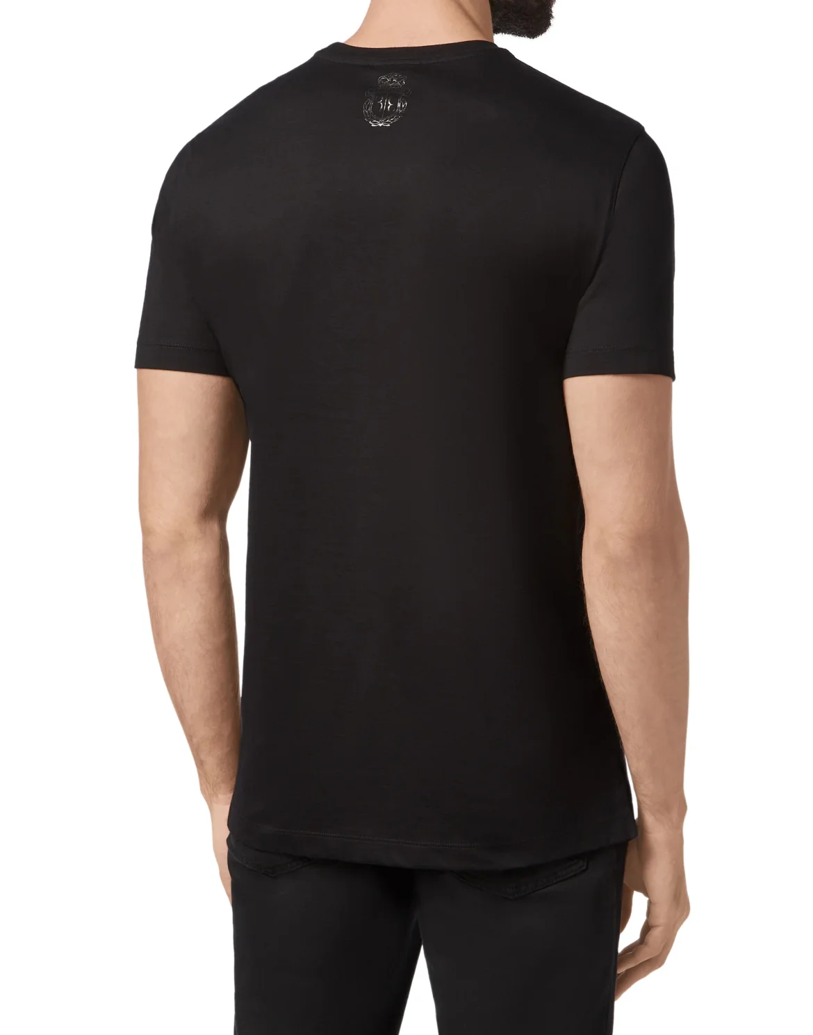 T-shirt Round Neck SS Paisley, цвет: Черный