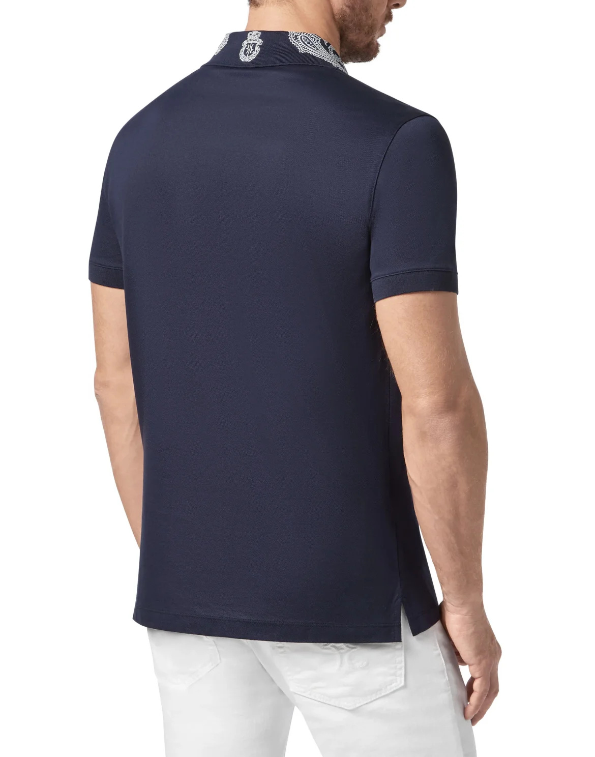Polo shirt SS Paisley, цвет: Синий