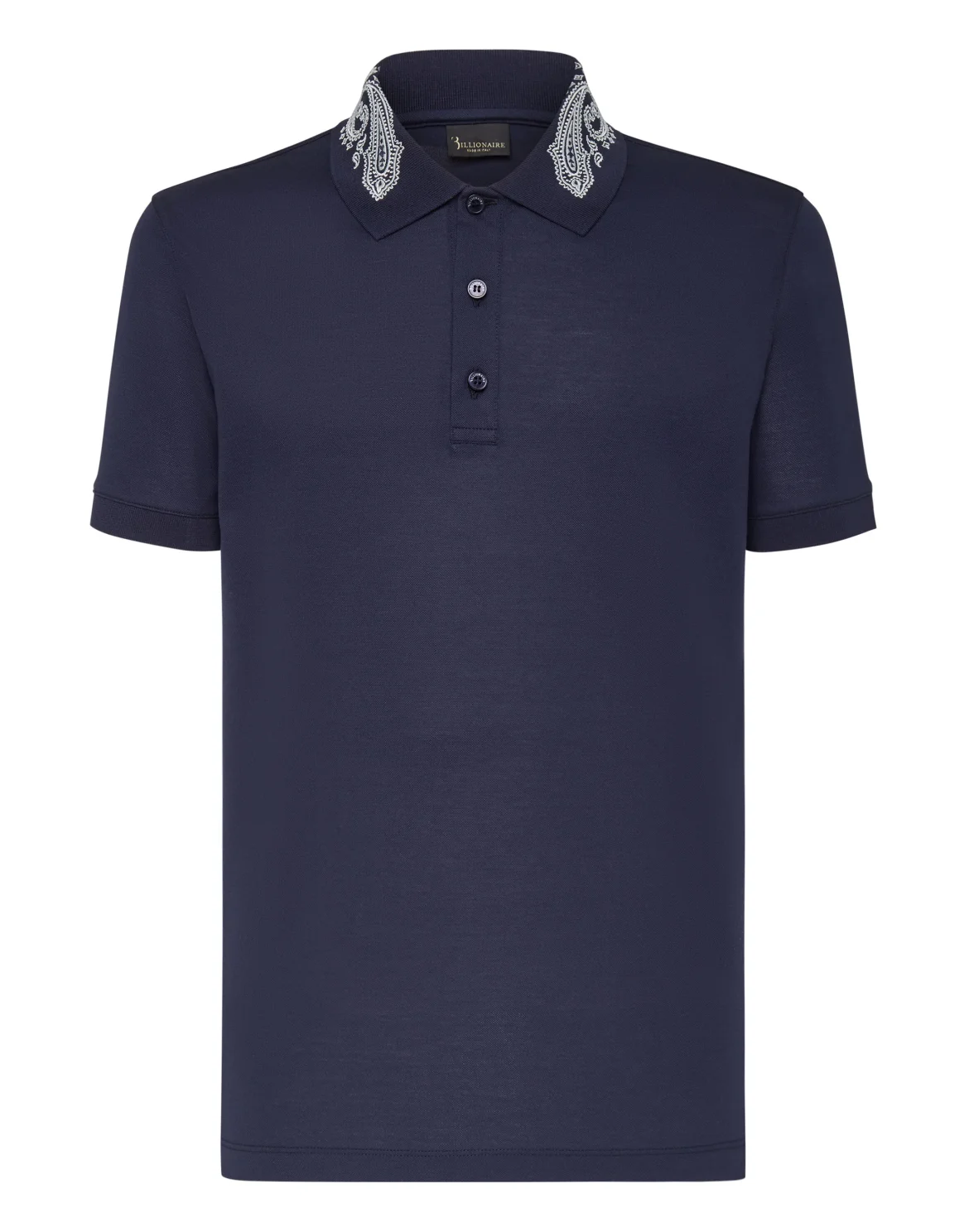 Polo shirt SS Paisley, цвет: Синий