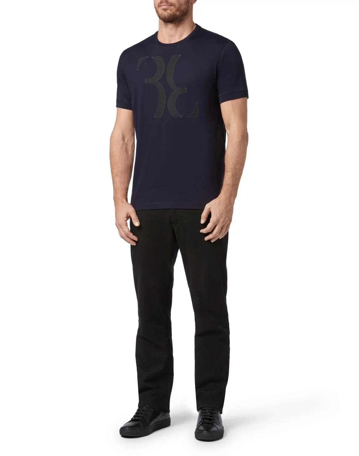 T-shirt Round Neck SS Double B, цвет: Синий