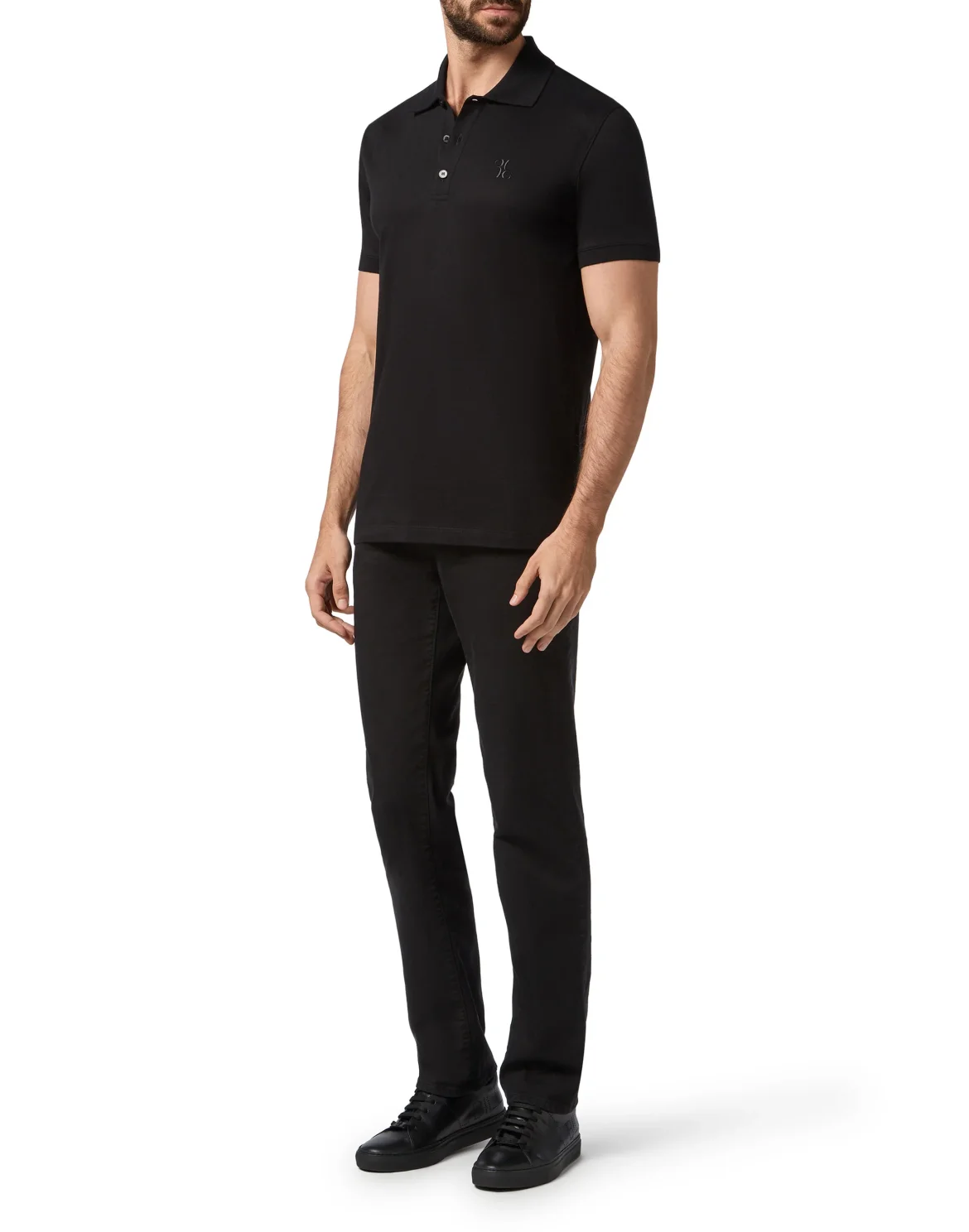 Polo shirt SS Double B, цвет: Черный