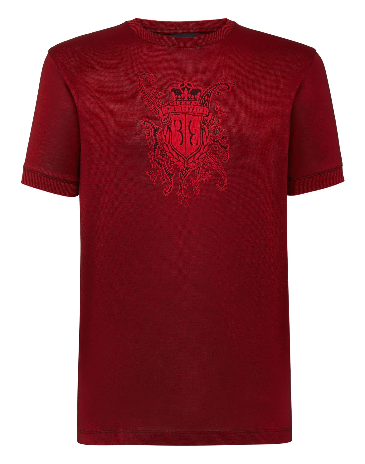 T-shirt Round Neck SS Paisley, цвет: Красный