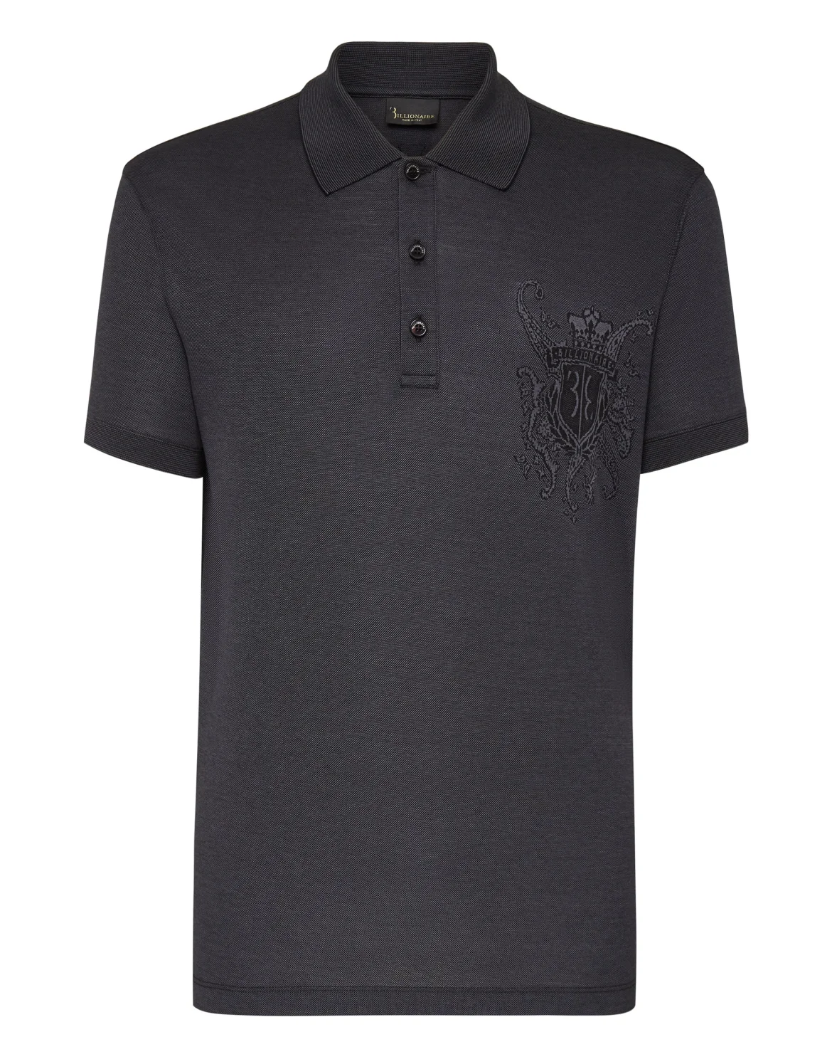 Polo shirt SS Paisley, цвет: Черный