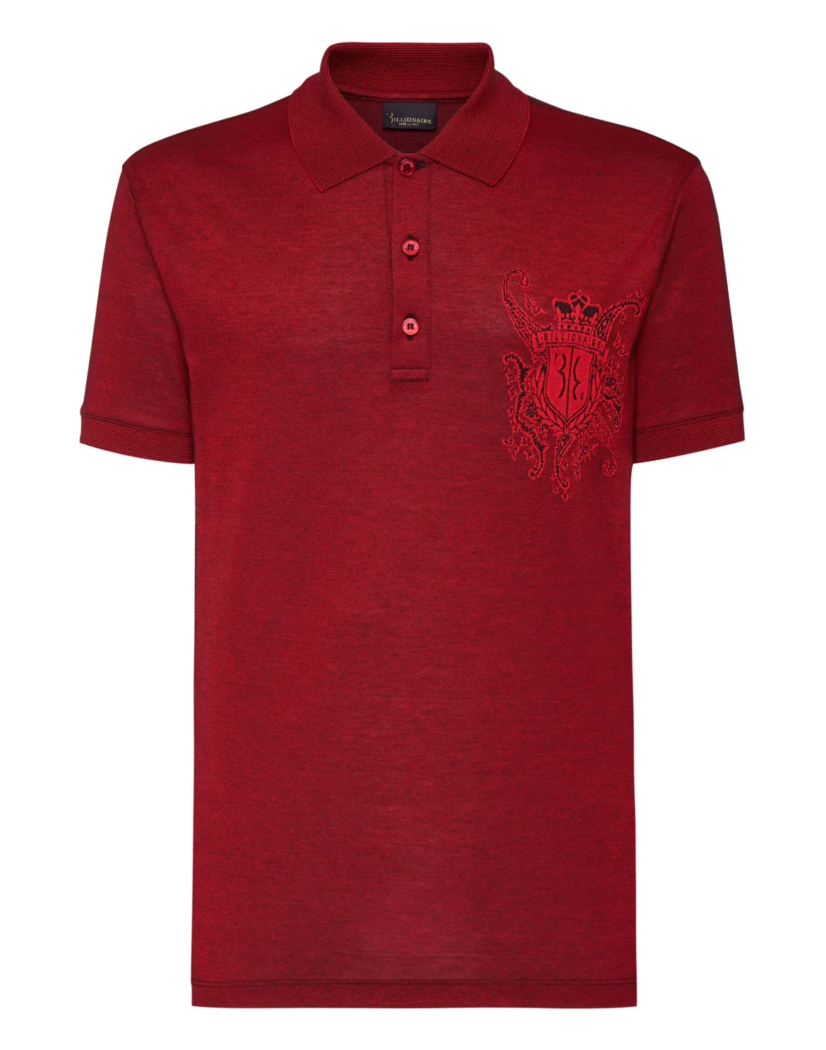 Polo shirt SS Paisley, цвет: Красный