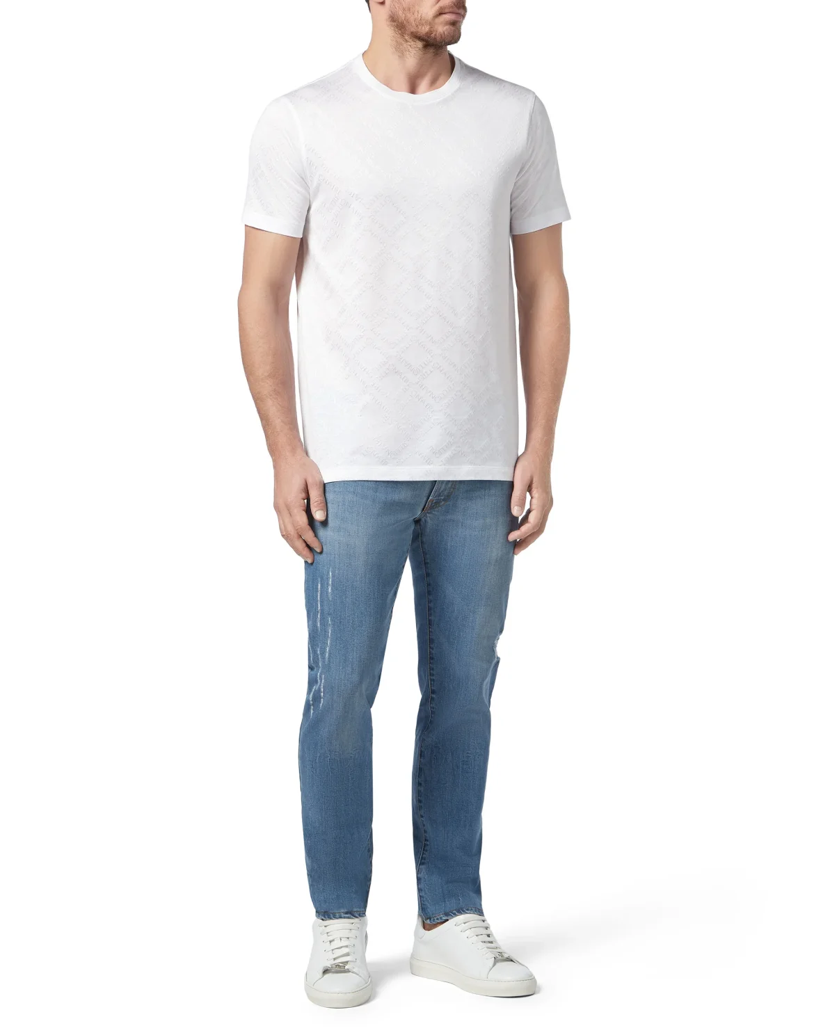 T-shirt Round Neck SS Logos, цвет: Белый