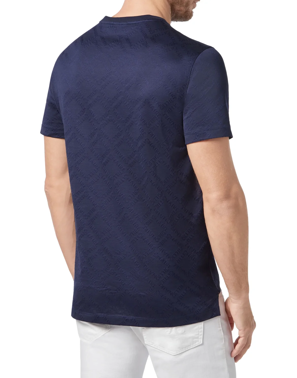 T-shirt Round Neck SS Logos, цвет: Синий