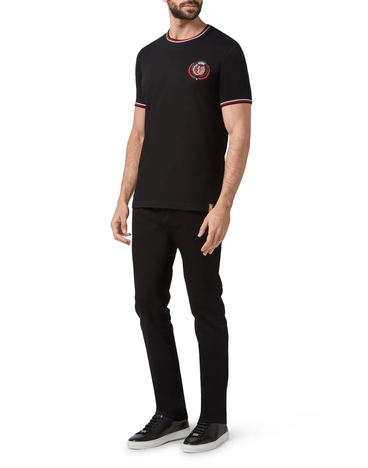 T-shirt Round Neck SS Double B, цвет: Черный