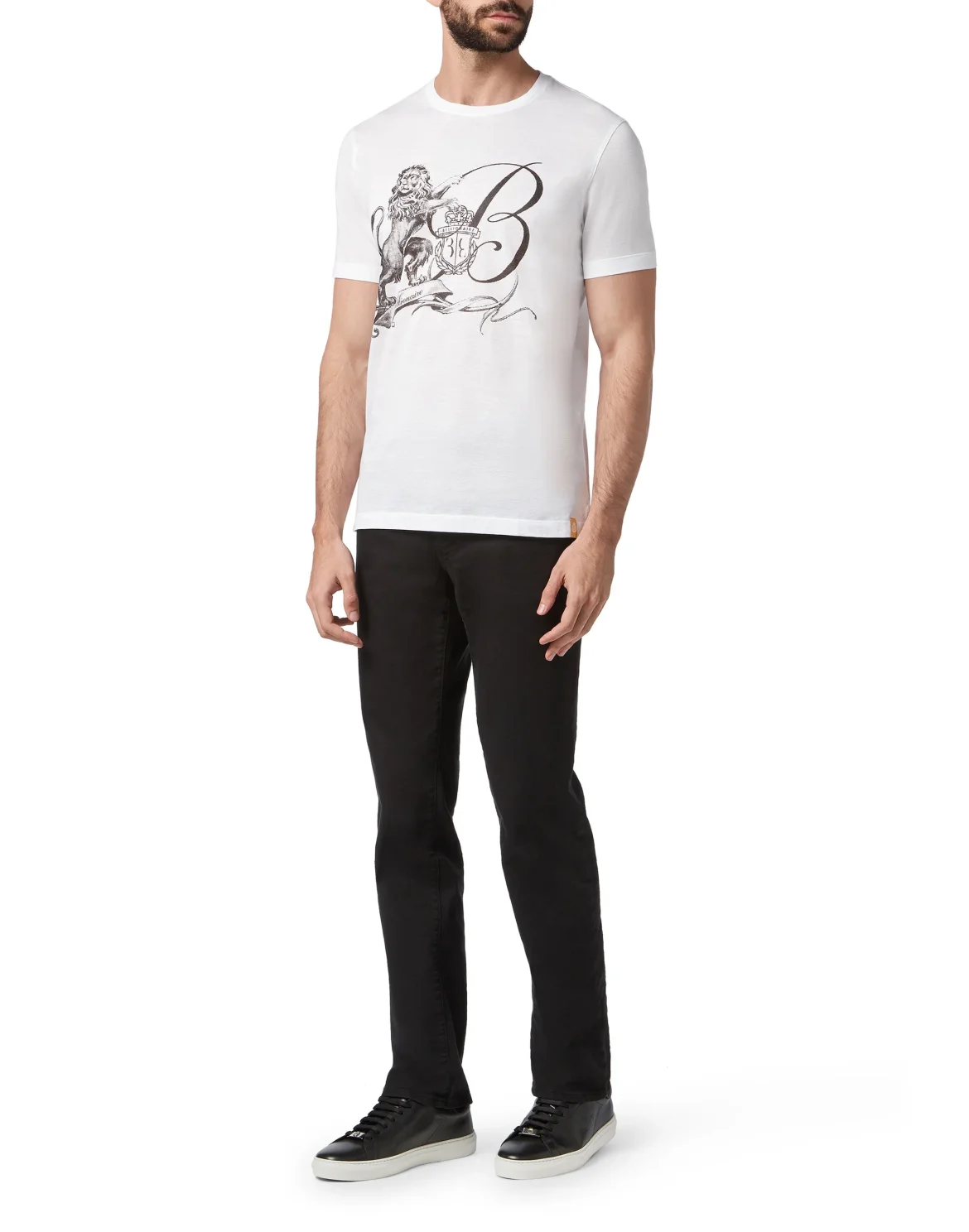 T-shirt Round Neck SS Lion, цвет: Белый