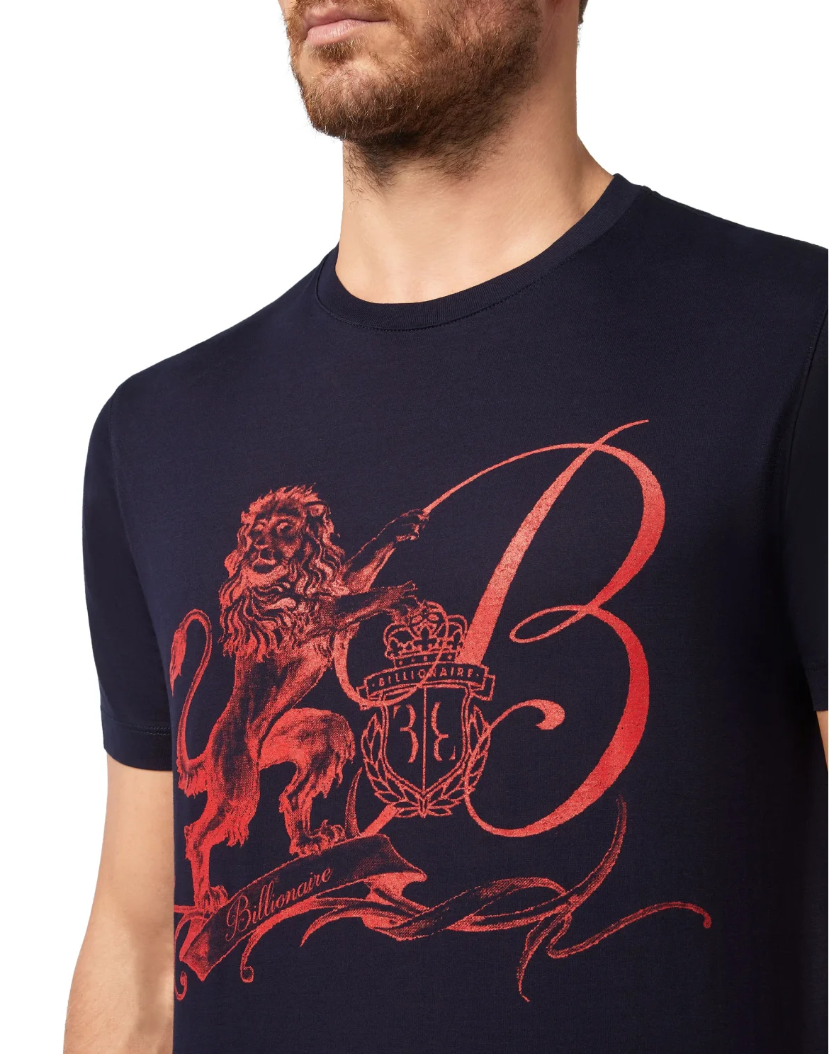 T-shirt Round Neck SS Lion, цвет: Синий
