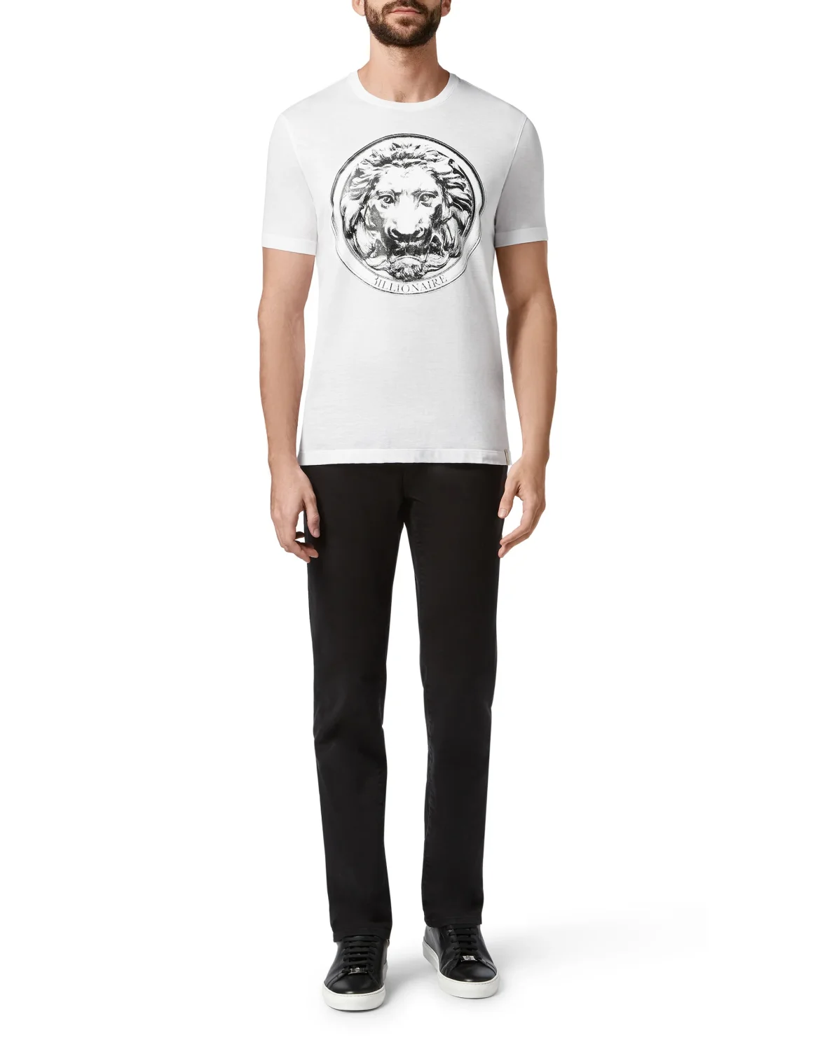 T-shirt Round Neck SS Lion, цвет: Белый