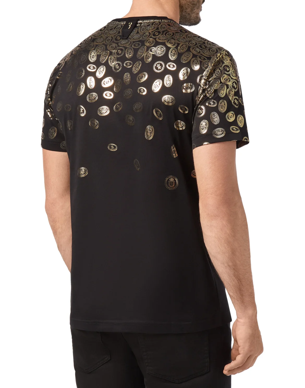 T-shirt Round Neck SS Money, цвет: Черный
