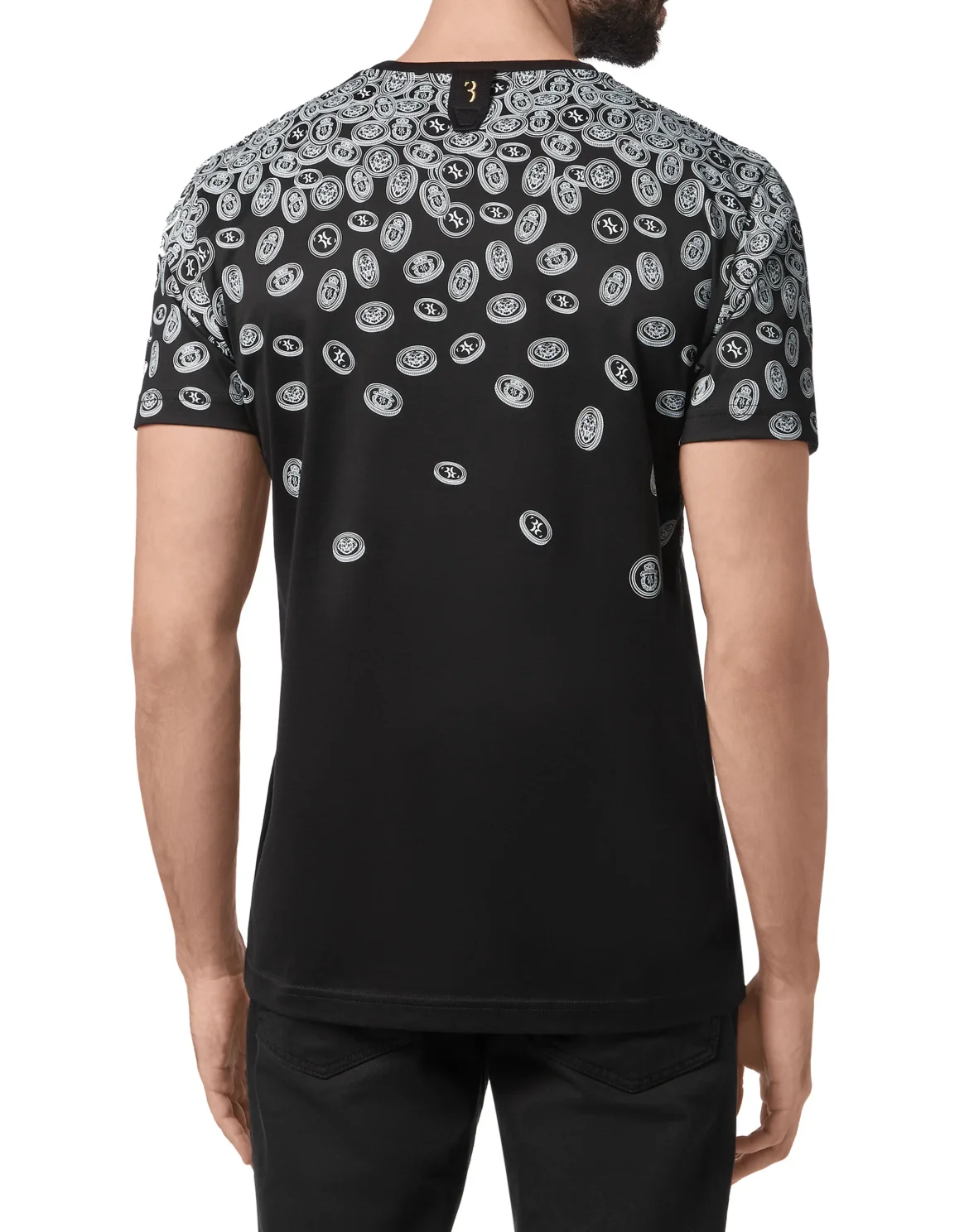 T-shirt Round Neck SS Money, цвет: Черный