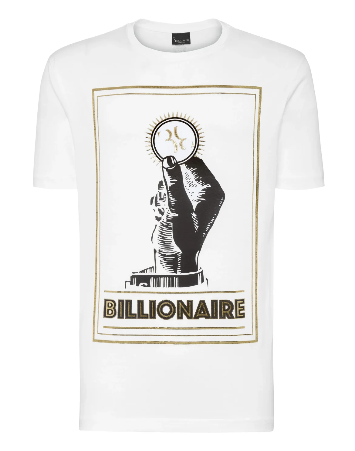 T-shirt Round Neck SS Money, цвет: Белый