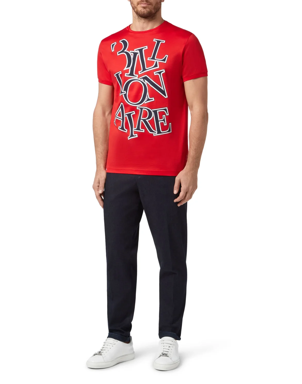 T-shirt Round Neck SS Logos, цвет: Красный