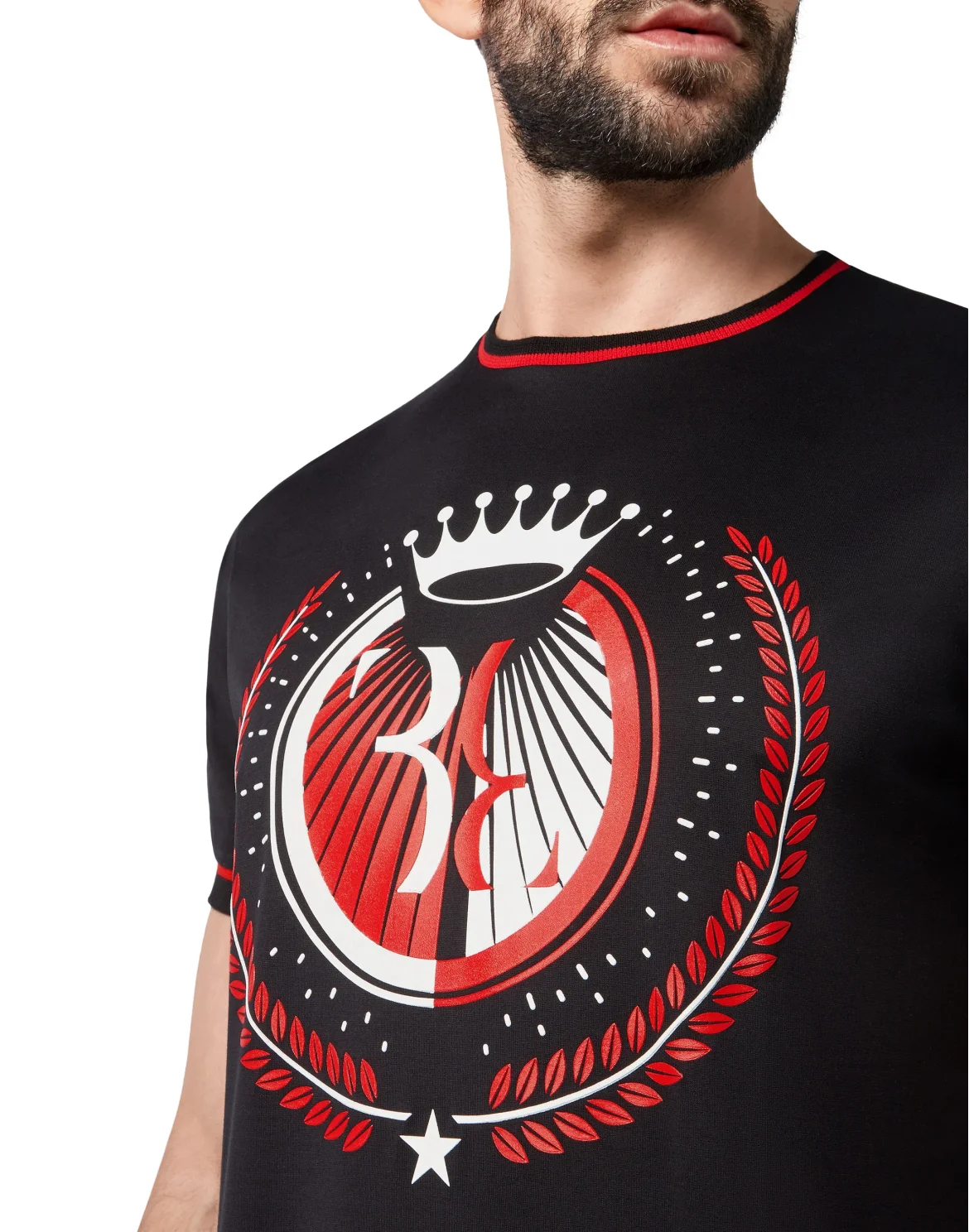 T-shirt Round Neck SS Double B, цвет: Черный