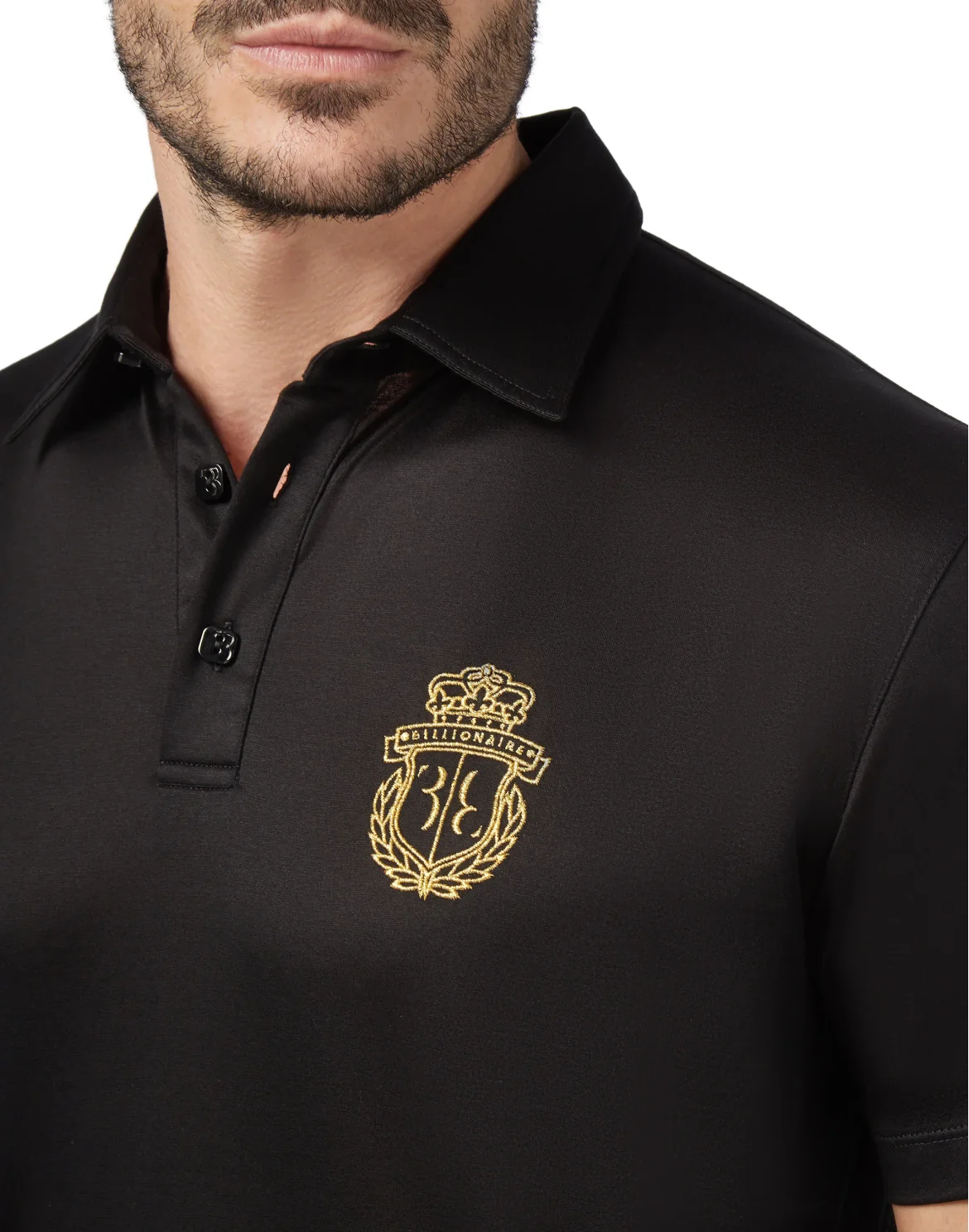 Polo shirt SS Crest, цвет: Черный