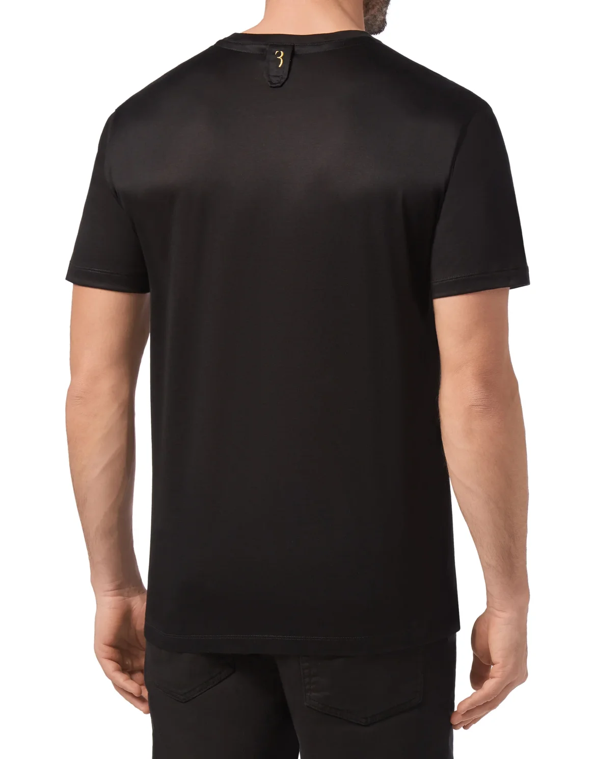 T-shirt Round Neck SS Crest, цвет: Черный
