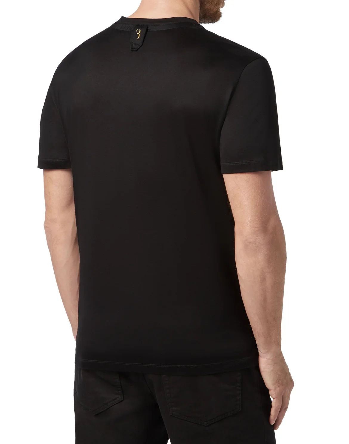 T-shirt V-Neck SS Crest, цвет: Черный