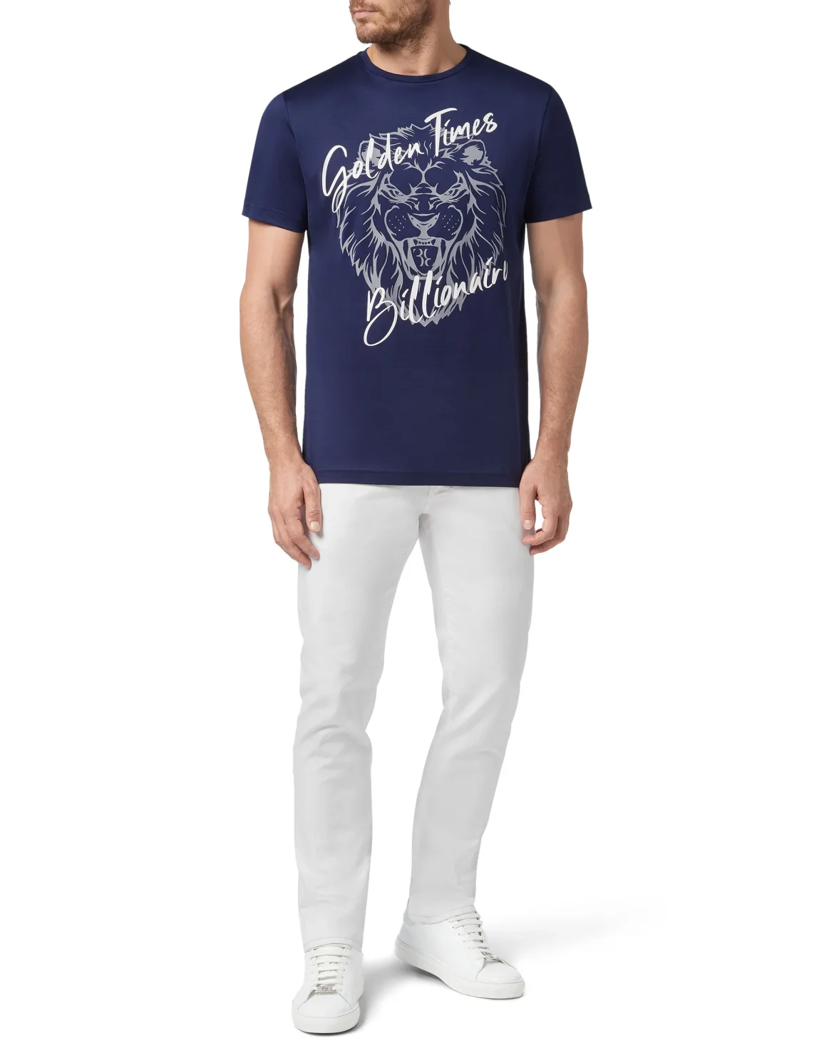 T-shirt Round Neck SS Lion, цвет: Синий