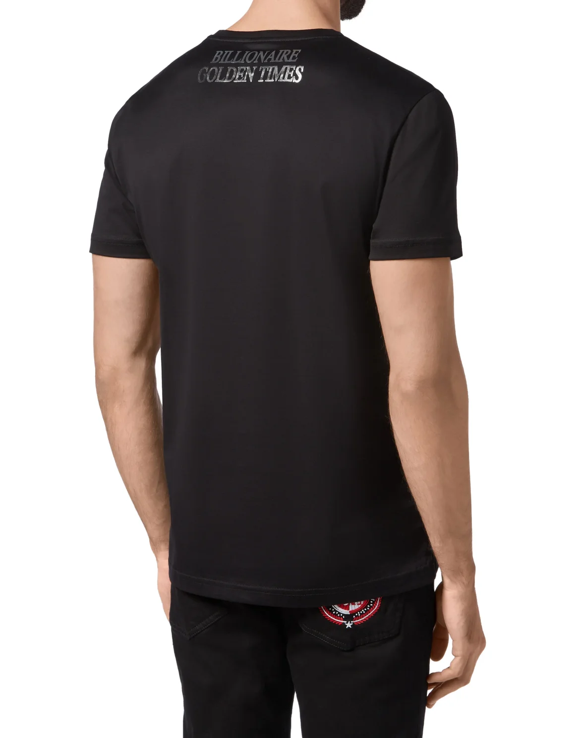 T-shirt Round Neck SS Money, цвет: Черный
