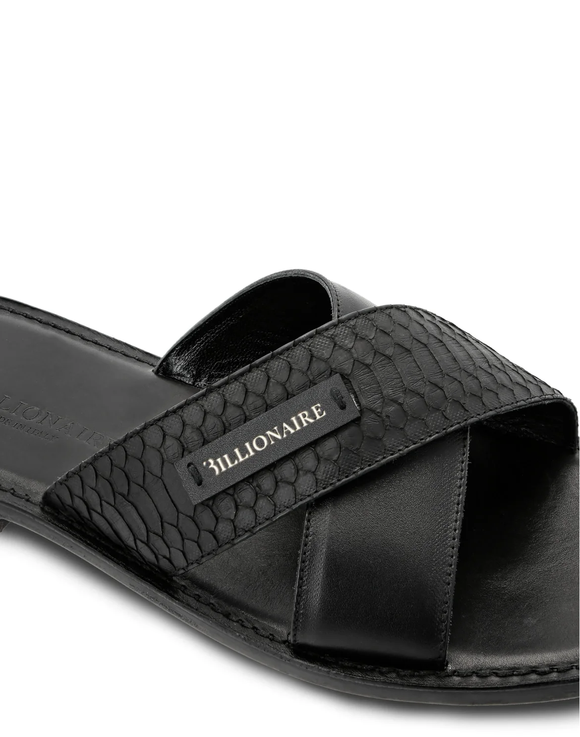 Sandals Flat Statement, цвет: Черный