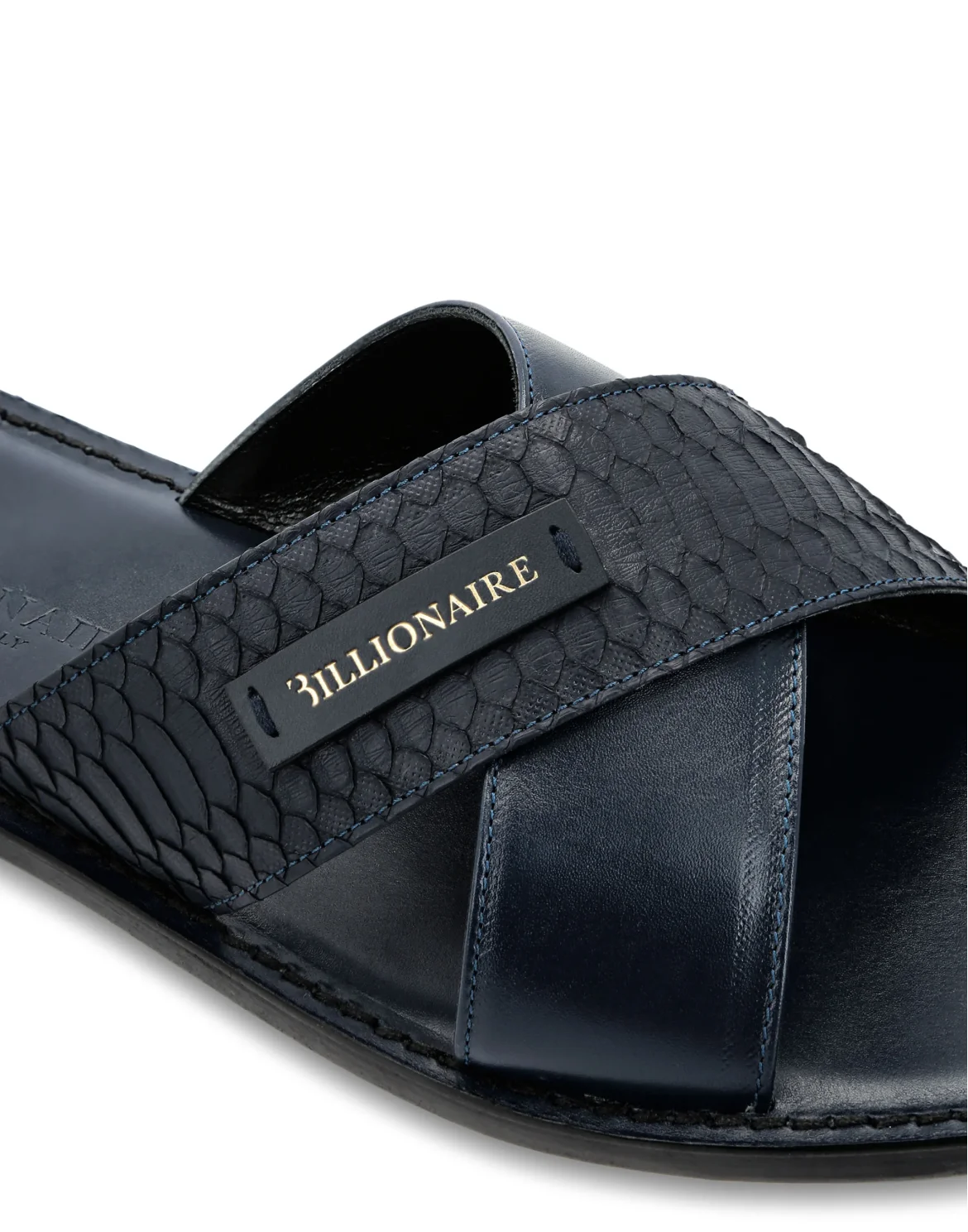 Sandals Flat Statement, цвет: Синий