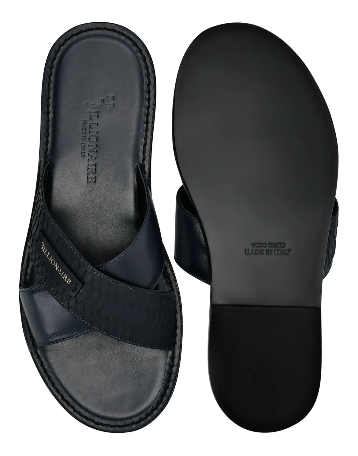 Sandals Flat Statement, цвет: Синий