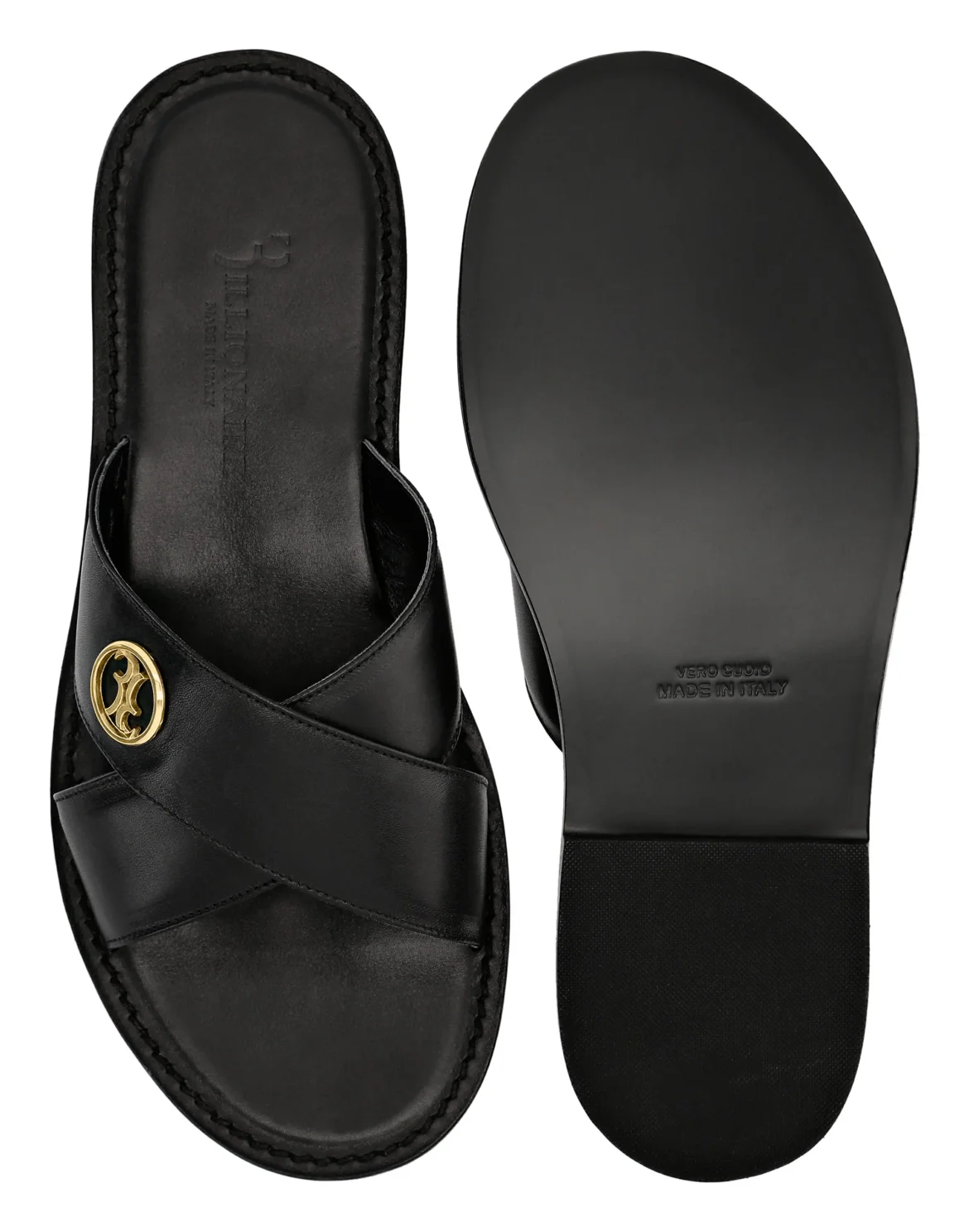 Sandals Flat Double B, цвет: Черный