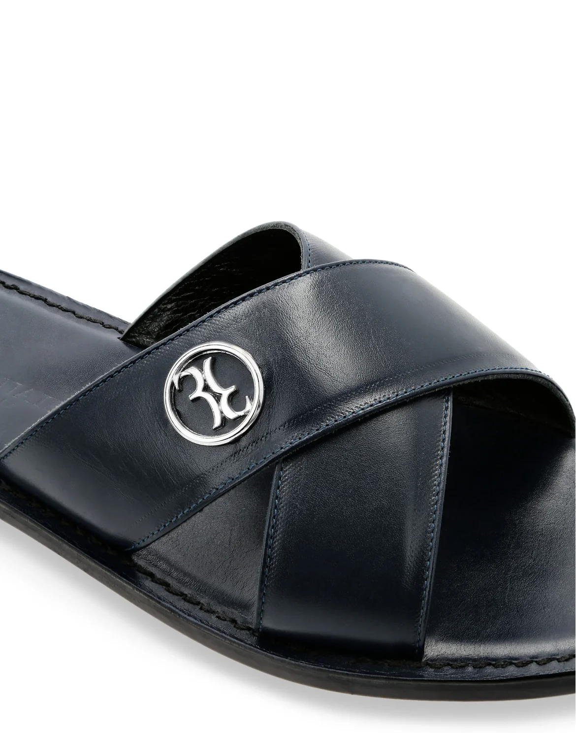 Sandals Flat Double B, цвет: Синий