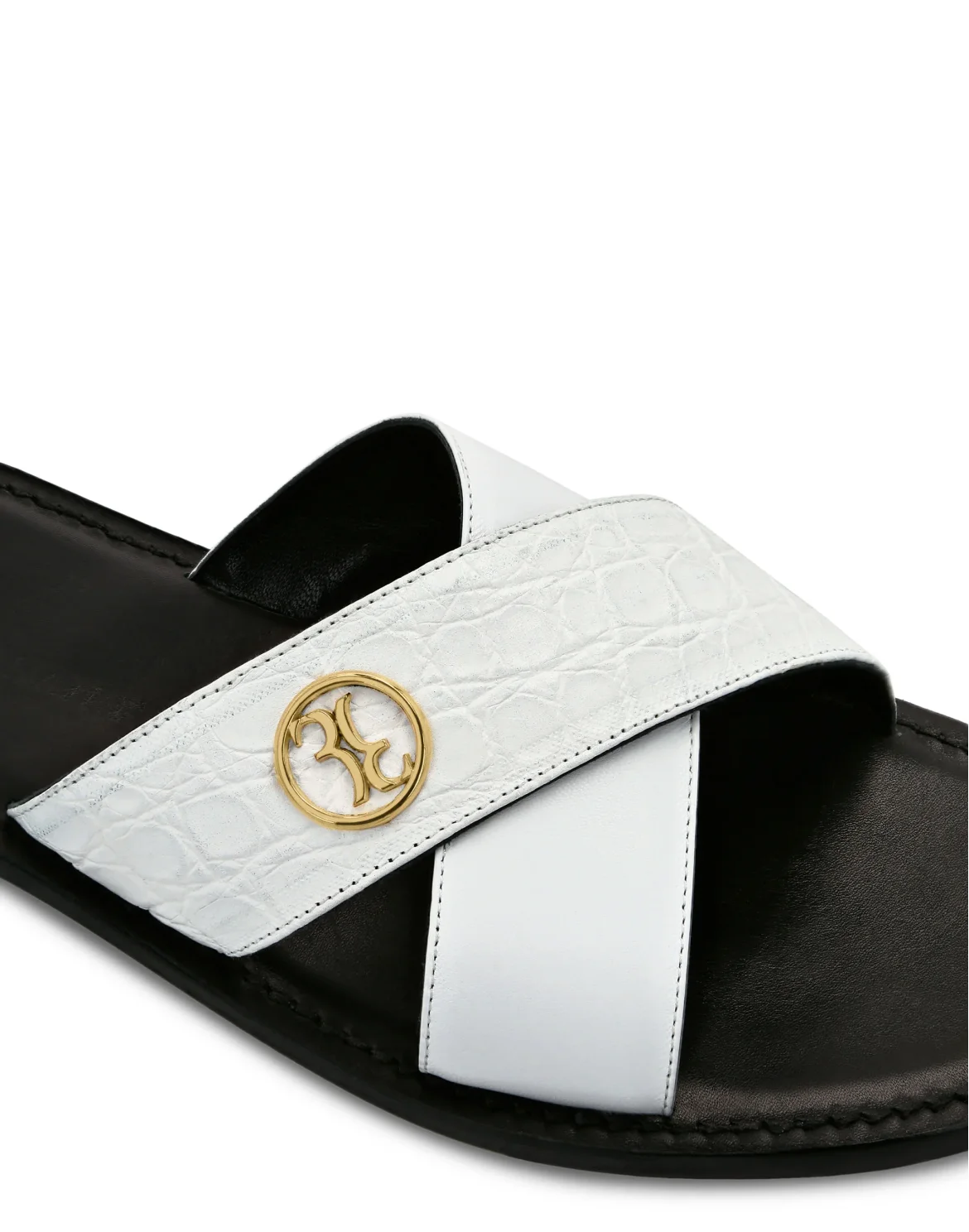 Sandals Flat Luxury, цвет: Белый