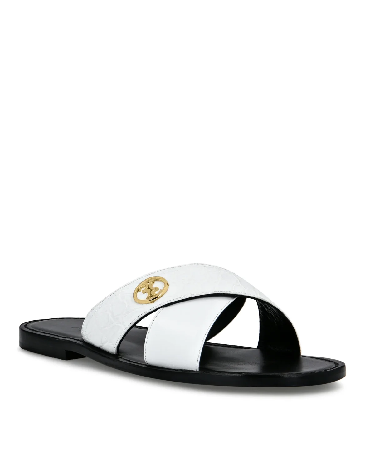 Sandals Flat Luxury, цвет: Белый