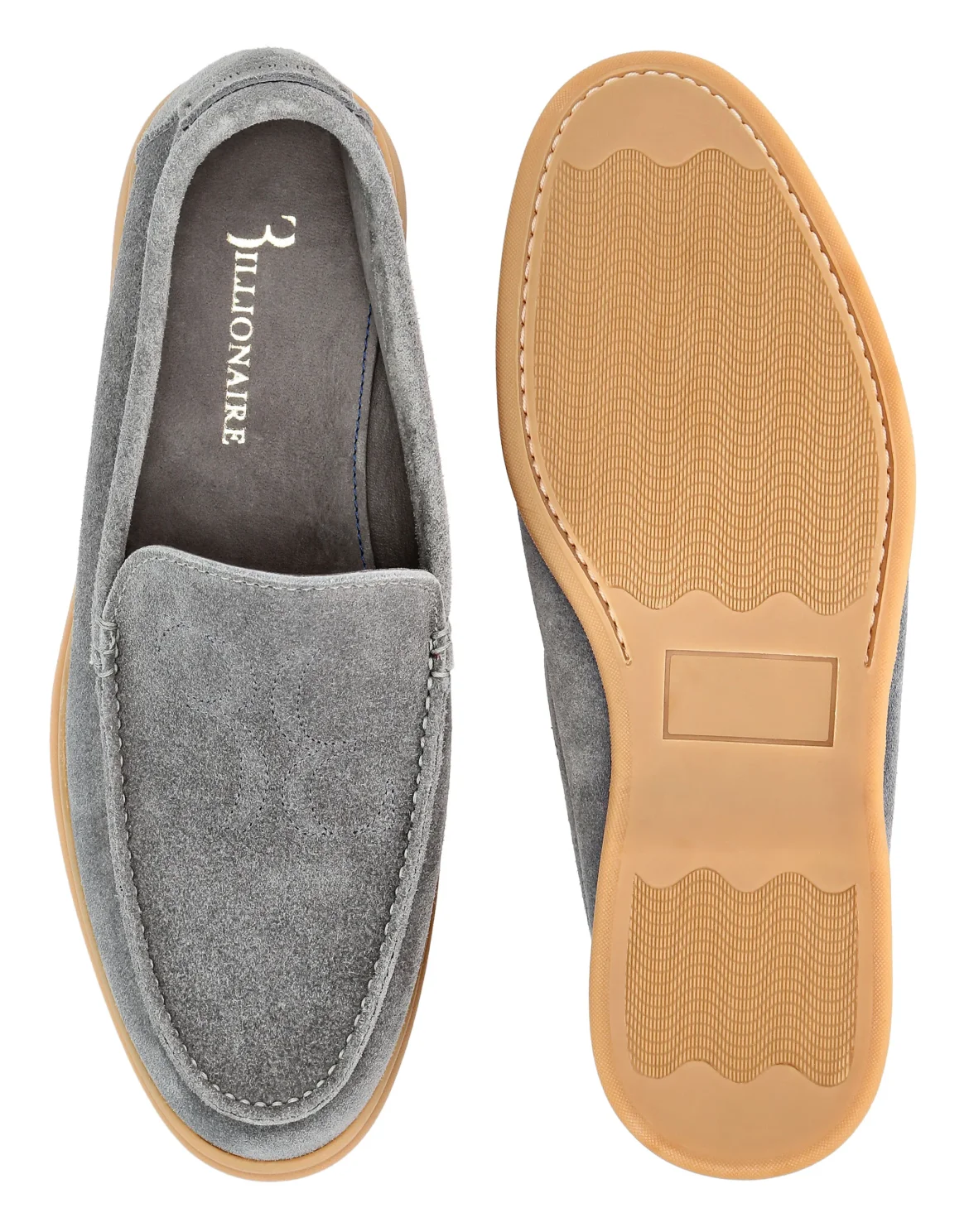 Moccasin Double B, цвет: Серый