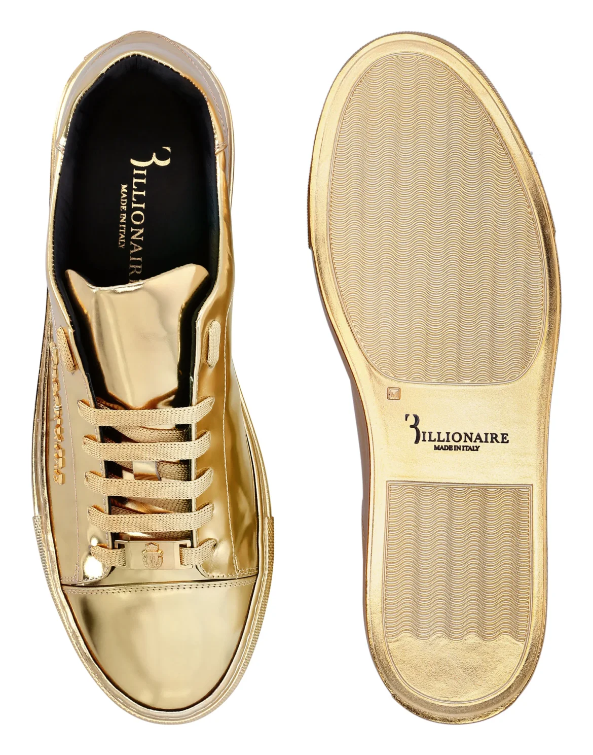 Lo-Top Sneakers Logos, цвет: Золотой