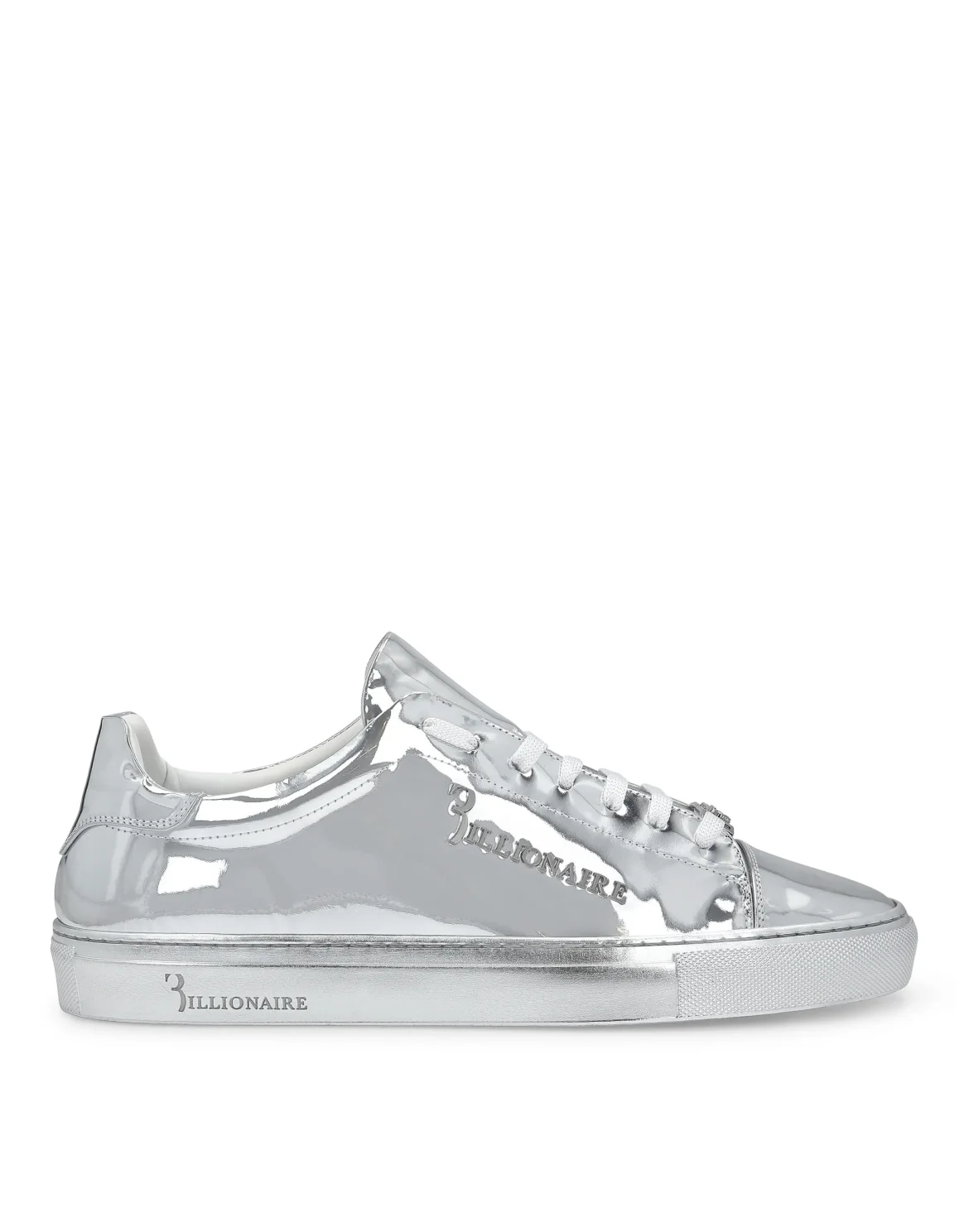 Lo-Top Sneakers Logos, цвет: Серебристый